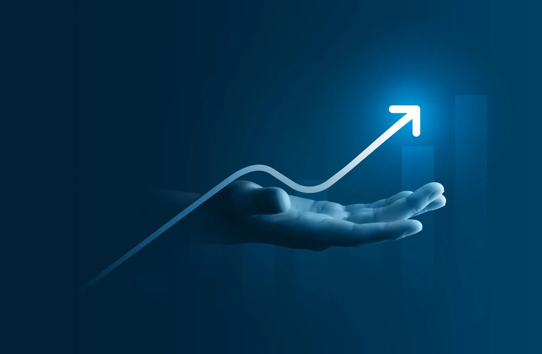 hand growth arrow